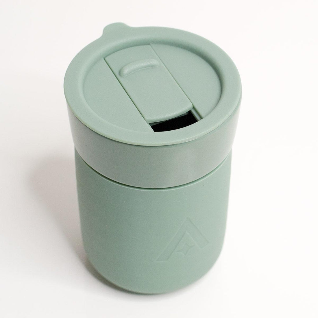 Carry Cup Ceramic Travel Mug with Lid - Sage Green