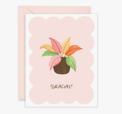 Gracias Plantita - Spanish Thank You Greeting Card