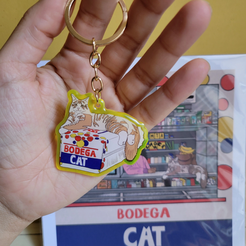 Bodega Cat Keychain