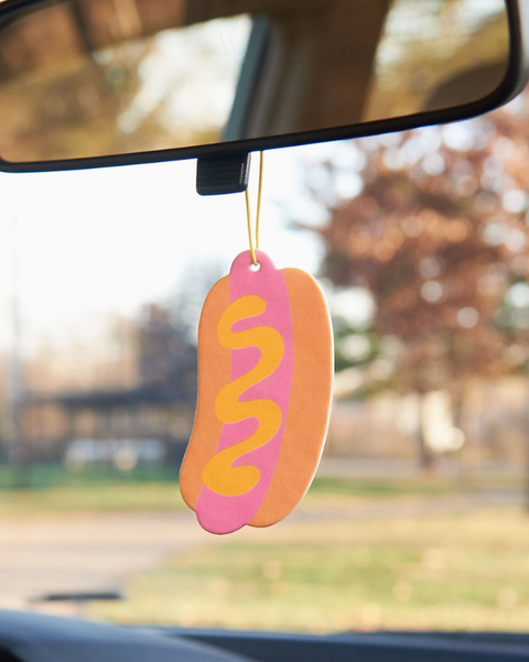 Hot Dog Food Air Freshener - Pink Lemonade Scent