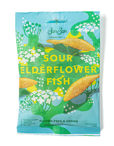 Sour Elderflower Fish - 5.2oz (150g)