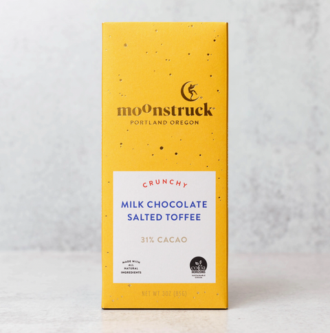 Moonstruck Crunchy Milk Salted Toffee Bar