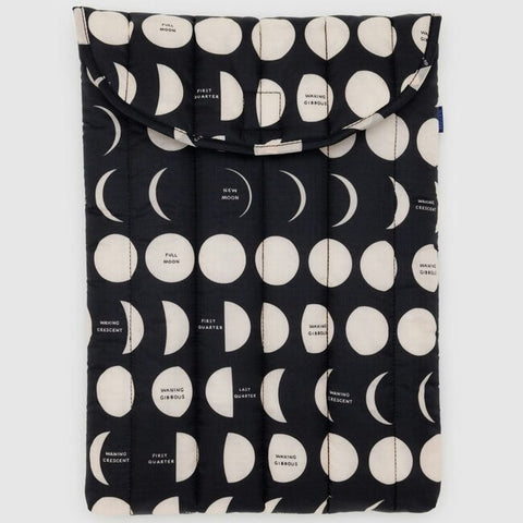 Puffy Laptop Sleeve 16" - Moon