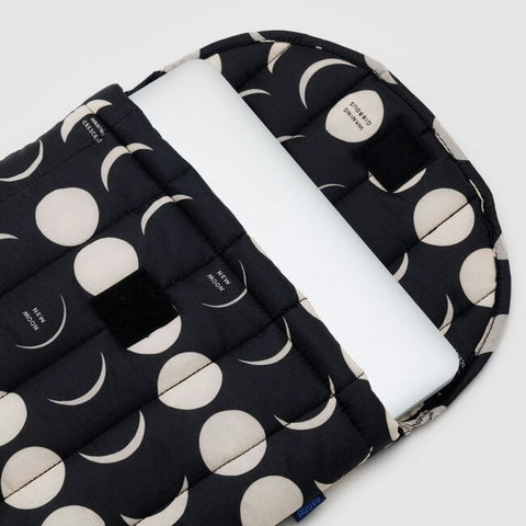 Puffy Laptop Sleeve 16" - Moon