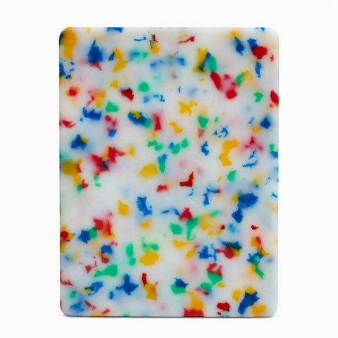 Extra Small Recycled Plastic Board Cutting Board Confetti