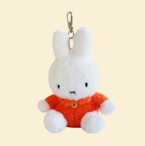 Miffy Sitting Keychain - Orange