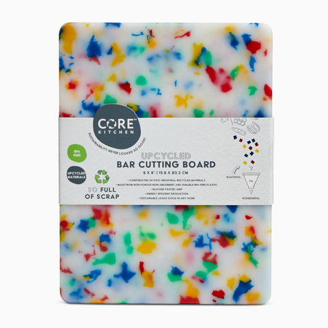 Extra Small Recycled Plastic Board Cutting Board Confetti