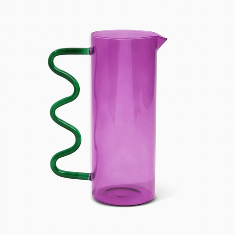 44oz Squiggle Pitcher Purple