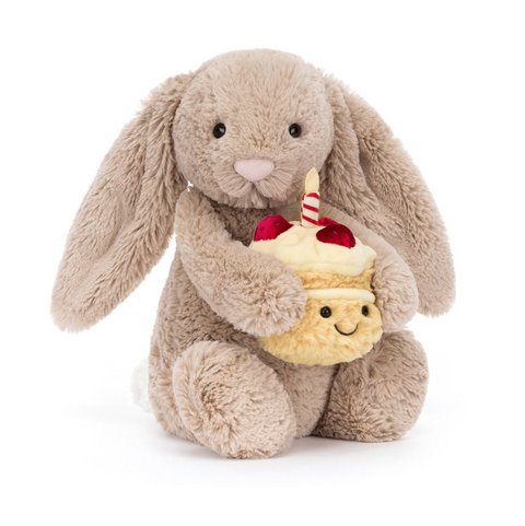 Bashful Beige Bunny 'Birthday'